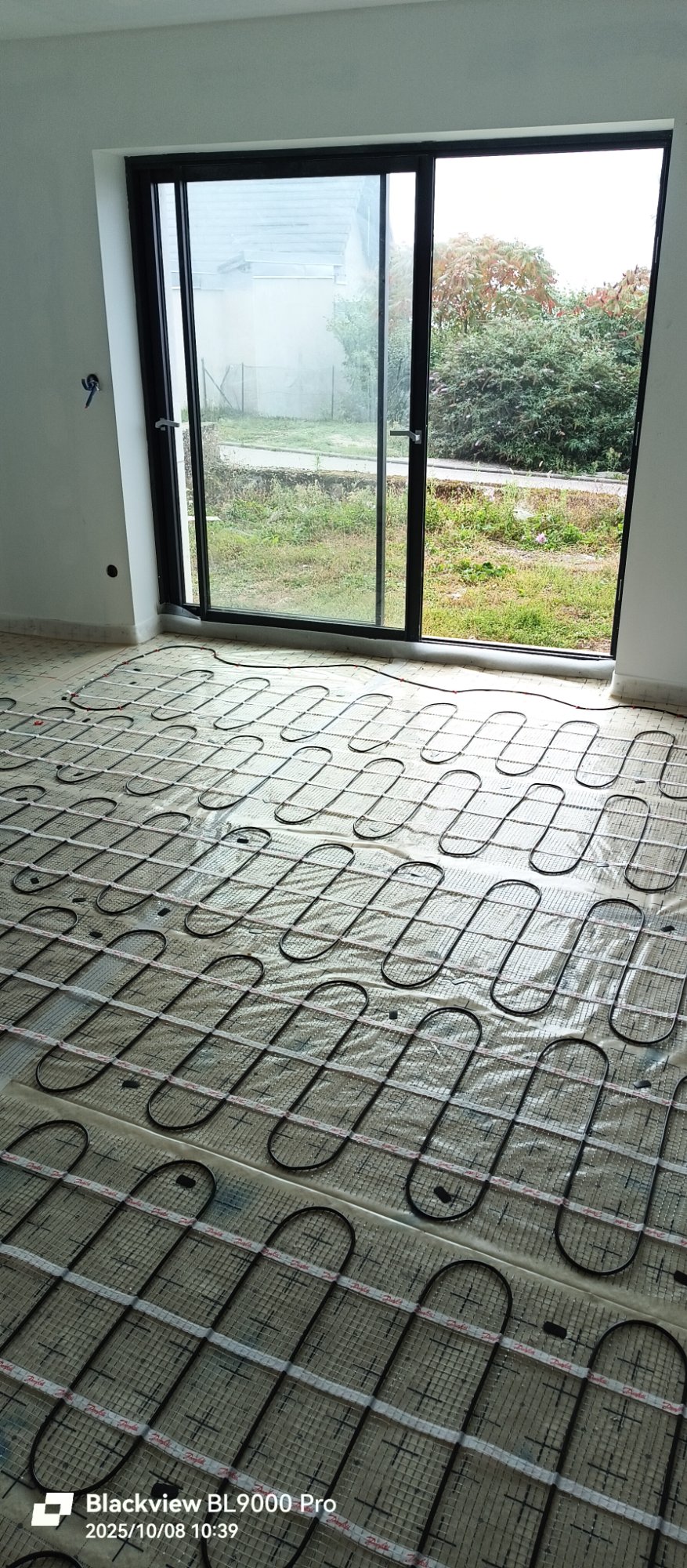 Réseau de câbles chauffage au sol électrique, construction neuve Ain